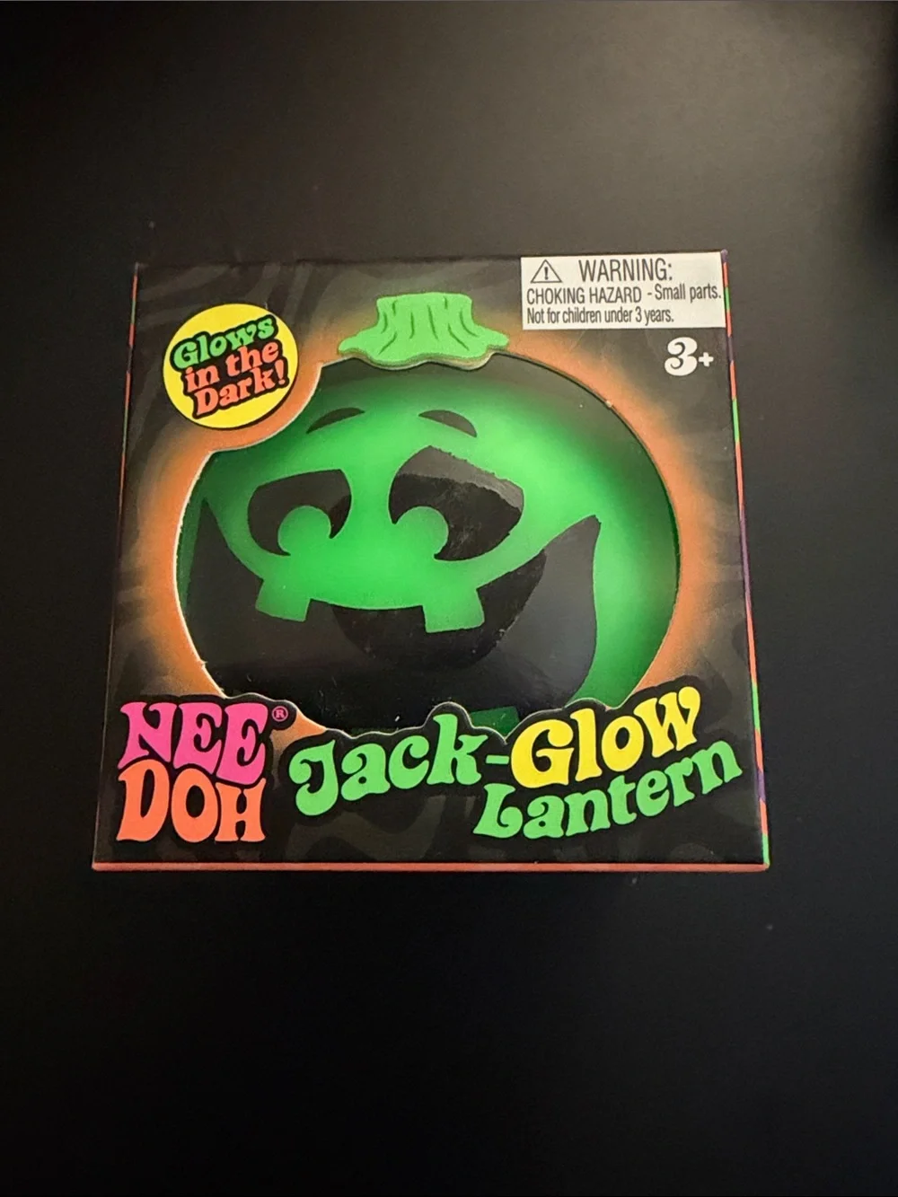 Needoh Jack-Glow Lantern - Green Glow Halloween Toy